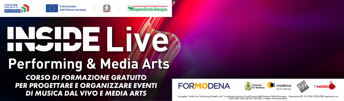 INSIDE LIVE: Performing & Media Arts