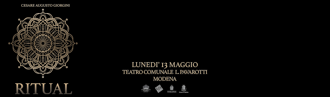 RITUAL - 13 maggio, Teatro Comunale